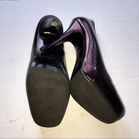 Te Casan Platform Stiletto Purple Sz 37.5 - Picture 4 of 5